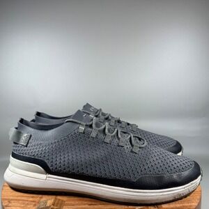 TRUE LINKSWEAR Men's Gray Knit Athletic Golf Sneakers Size 15